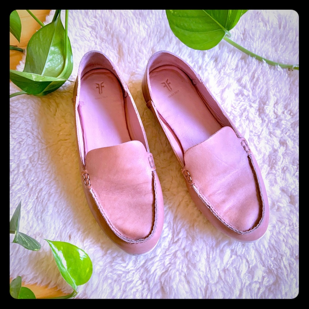 frye sedona venetian moc, salmon, sz 7 💕